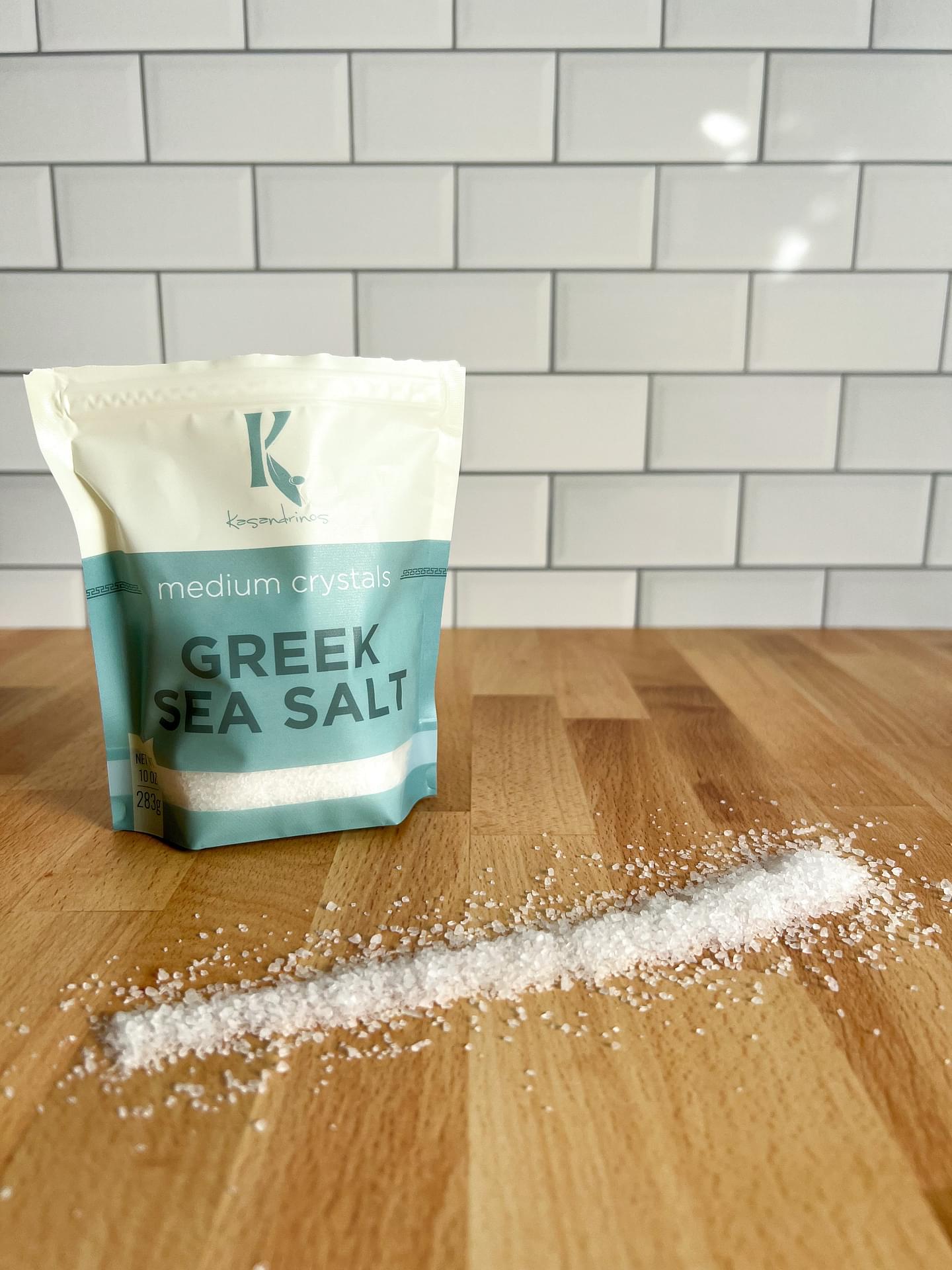 (1) Greek Sea Salt - Medium Crystals