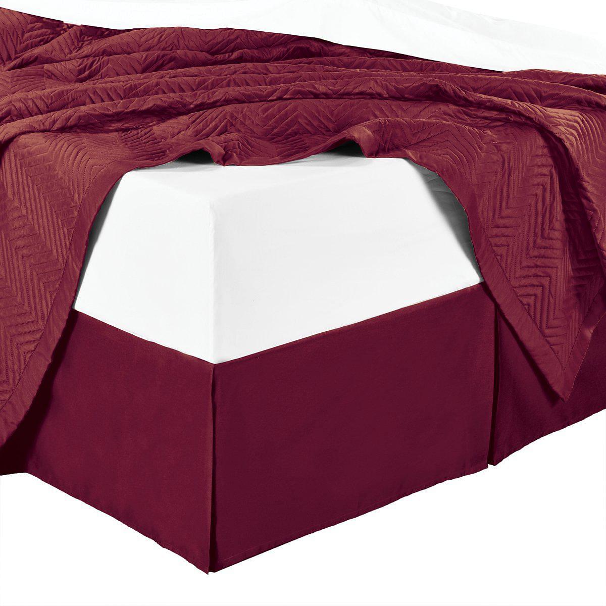 100% Microfiber Solid Bed Skirt