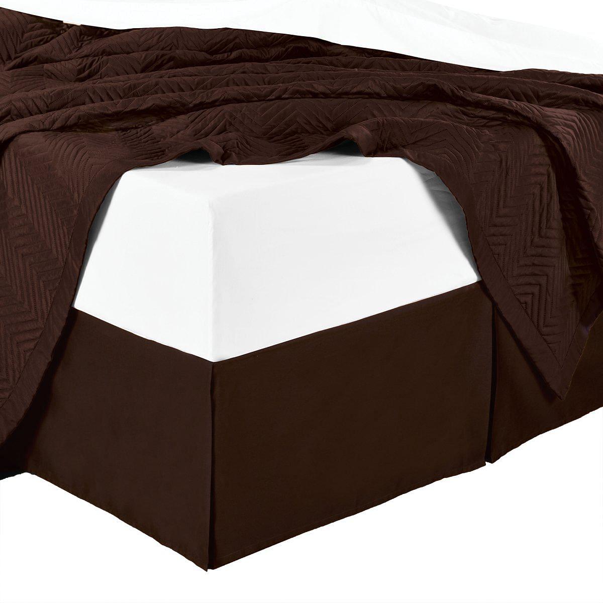 100% Microfiber Solid Bed Skirt