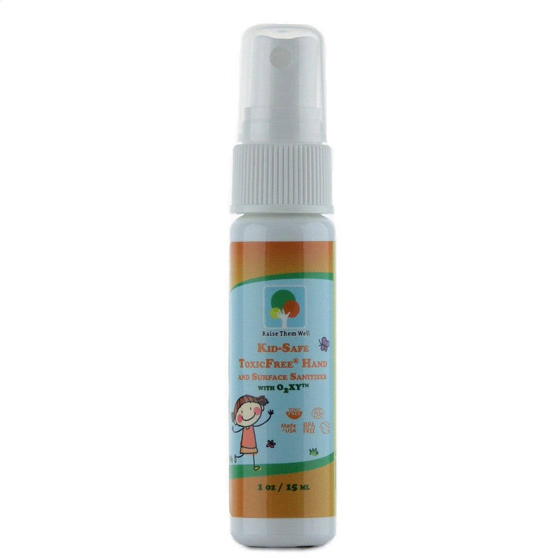 3-Pack, Kid-Safe, Certified ToxicFree® Hand Sanitizer Spray - 1 oz containers