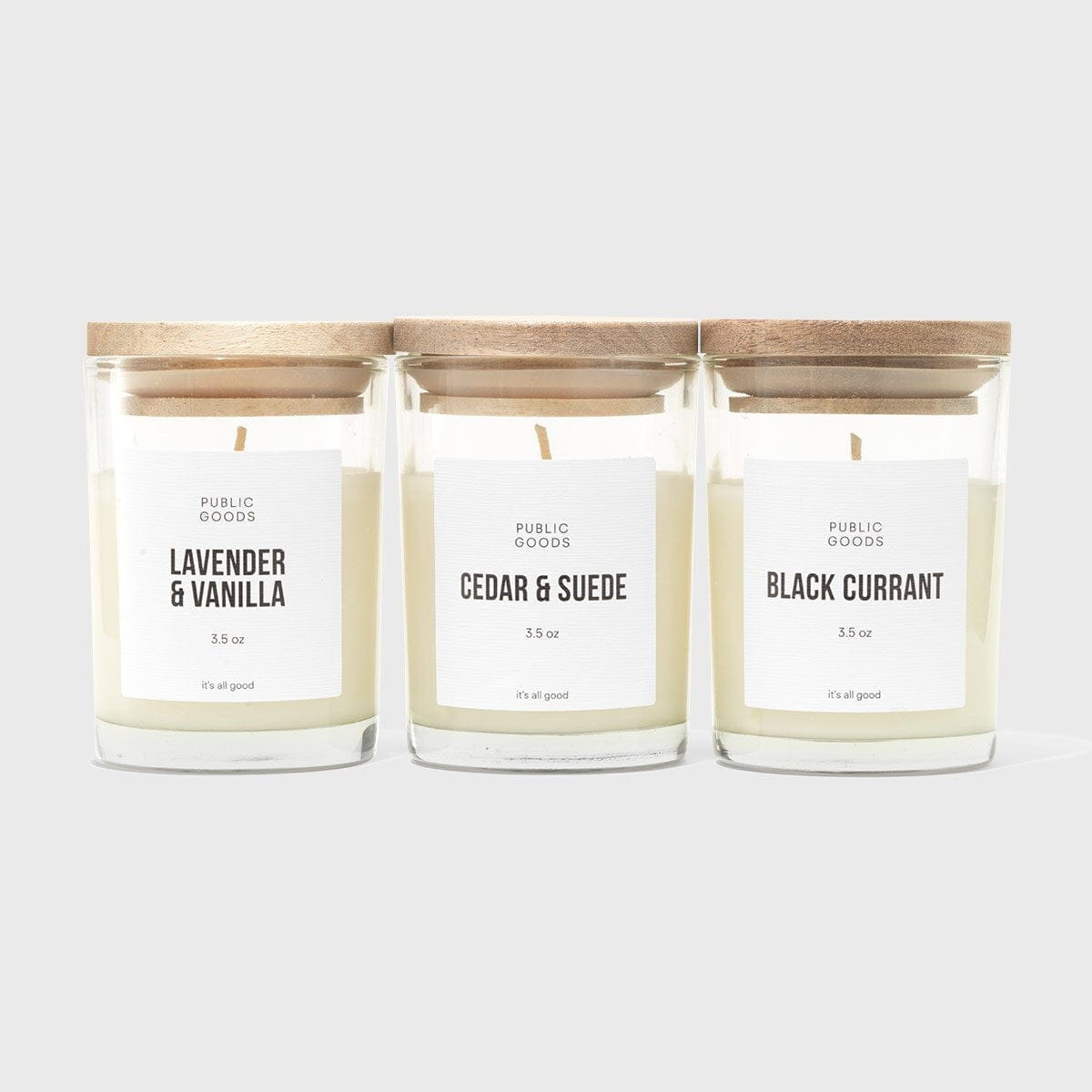 Public Goods Candle Set (3-Pack)