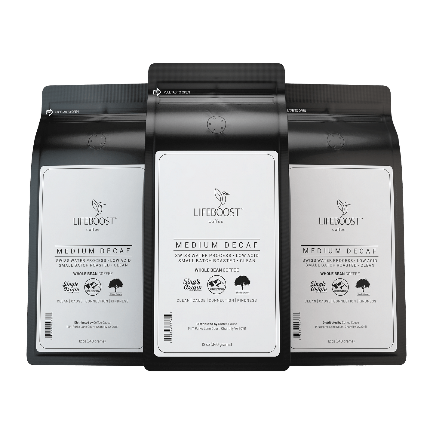 3x Medium Roast Decaf - Bundle