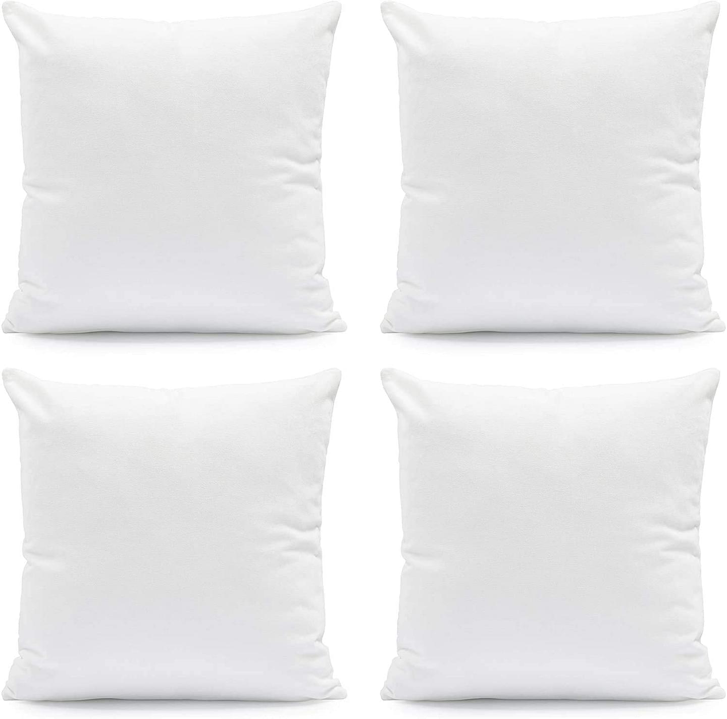 4-Pack Bed Couch Sofa Pillows -Indoor Decorative Cushion