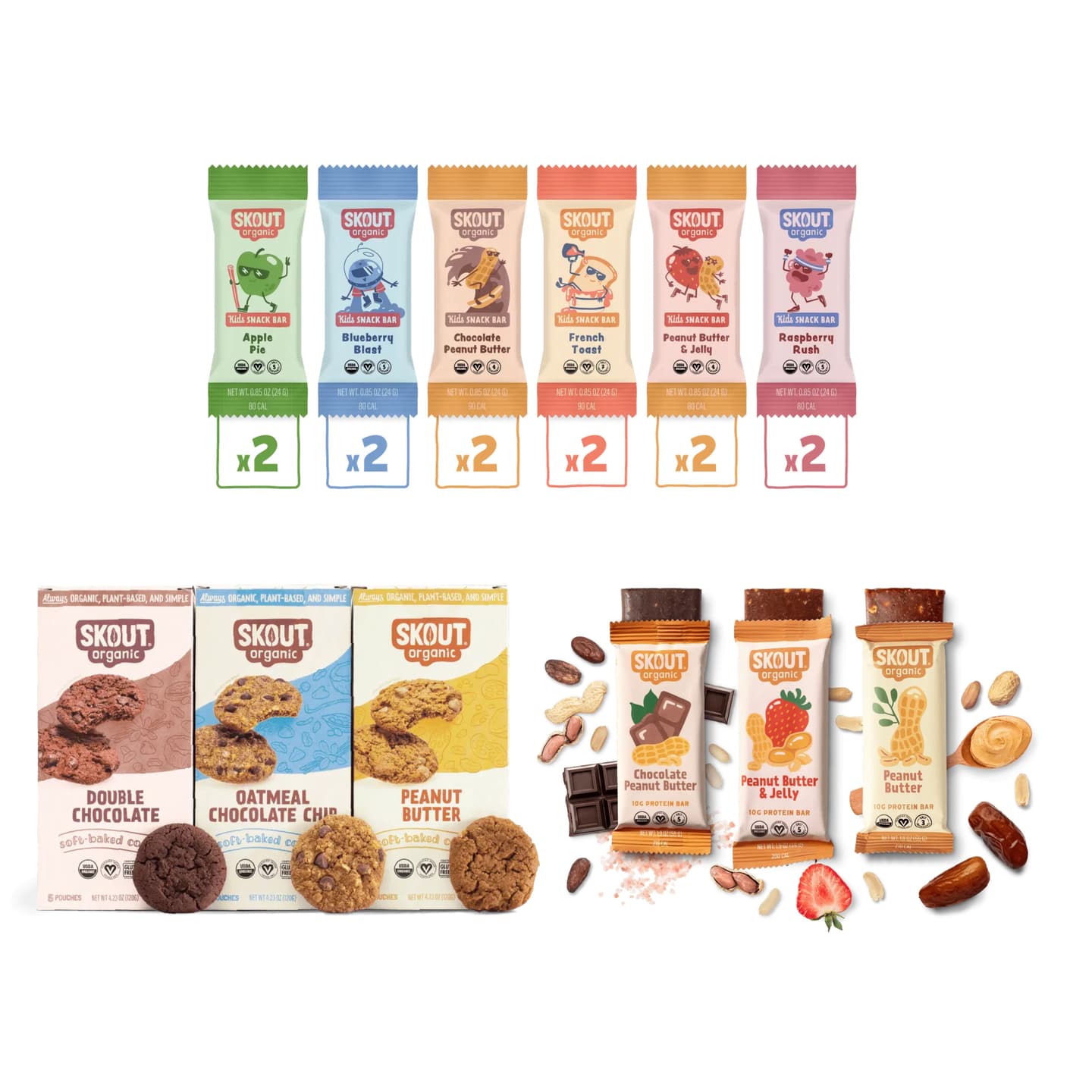 Spring-Ready Snack Bundle for Every Adventure - Soft Bakes Cookies, Protein Bars and Snack Bar Sample Pack