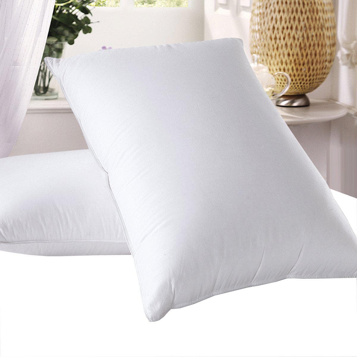 600 Thread Count Goose Down Pillow - Soft Support (Single)