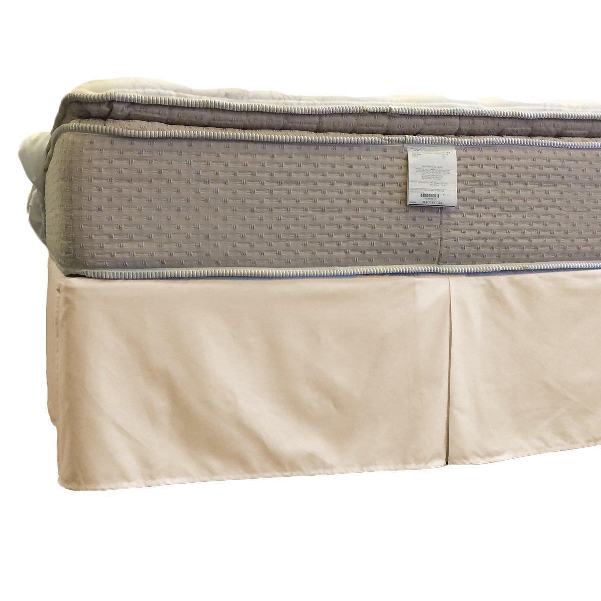 650TC Wrinkle-Free Cotton Blend Split Corner Bed Skirts