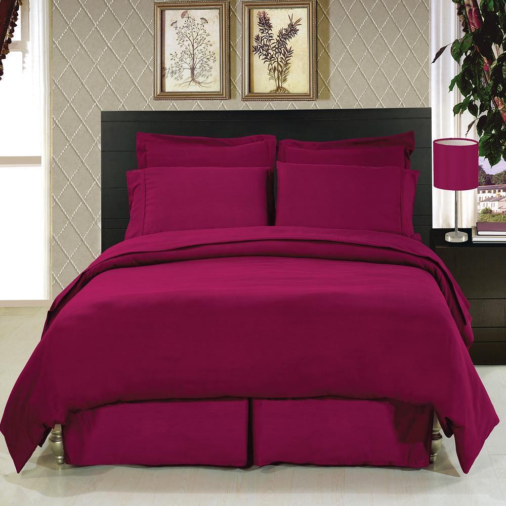 8 Piece Soft Easy Care 100% Microfiber Bed in a Bag Bedding Set