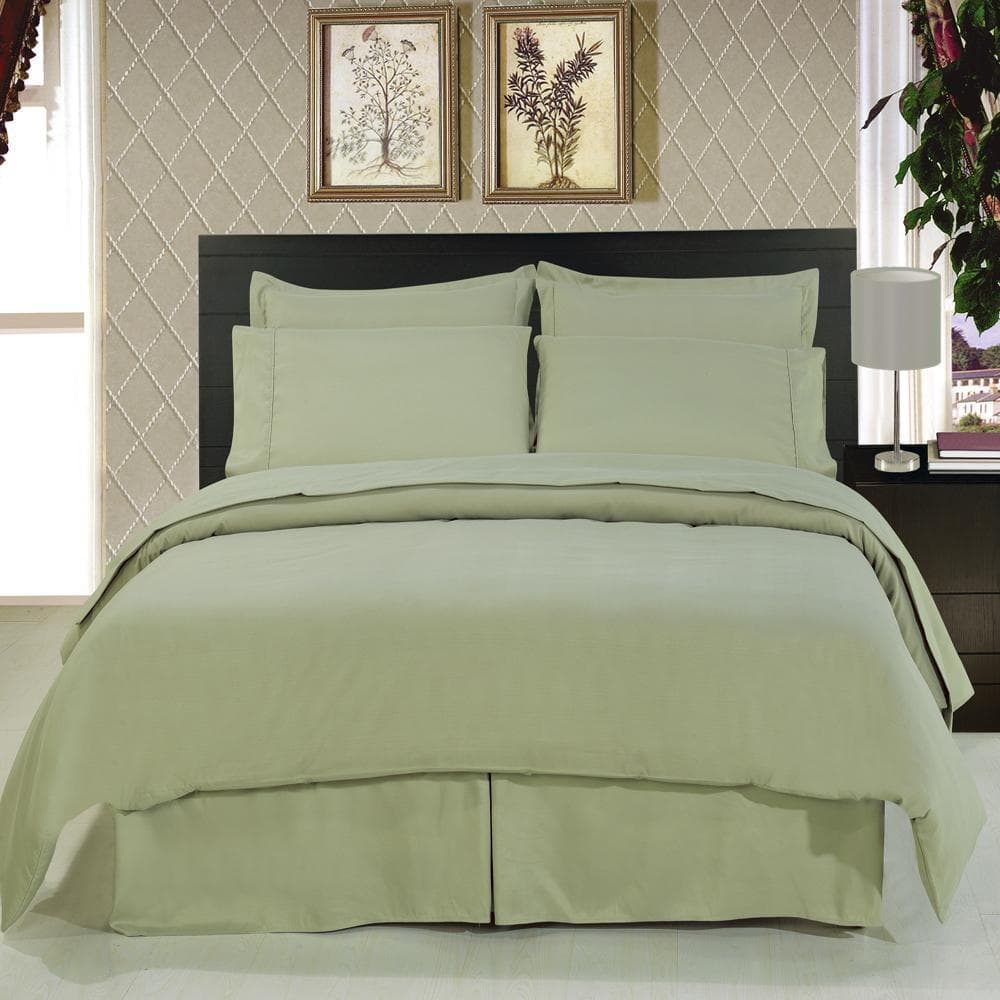 8 Piece Soft Easy Care 100% Microfiber Bed in a Bag Bedding Set