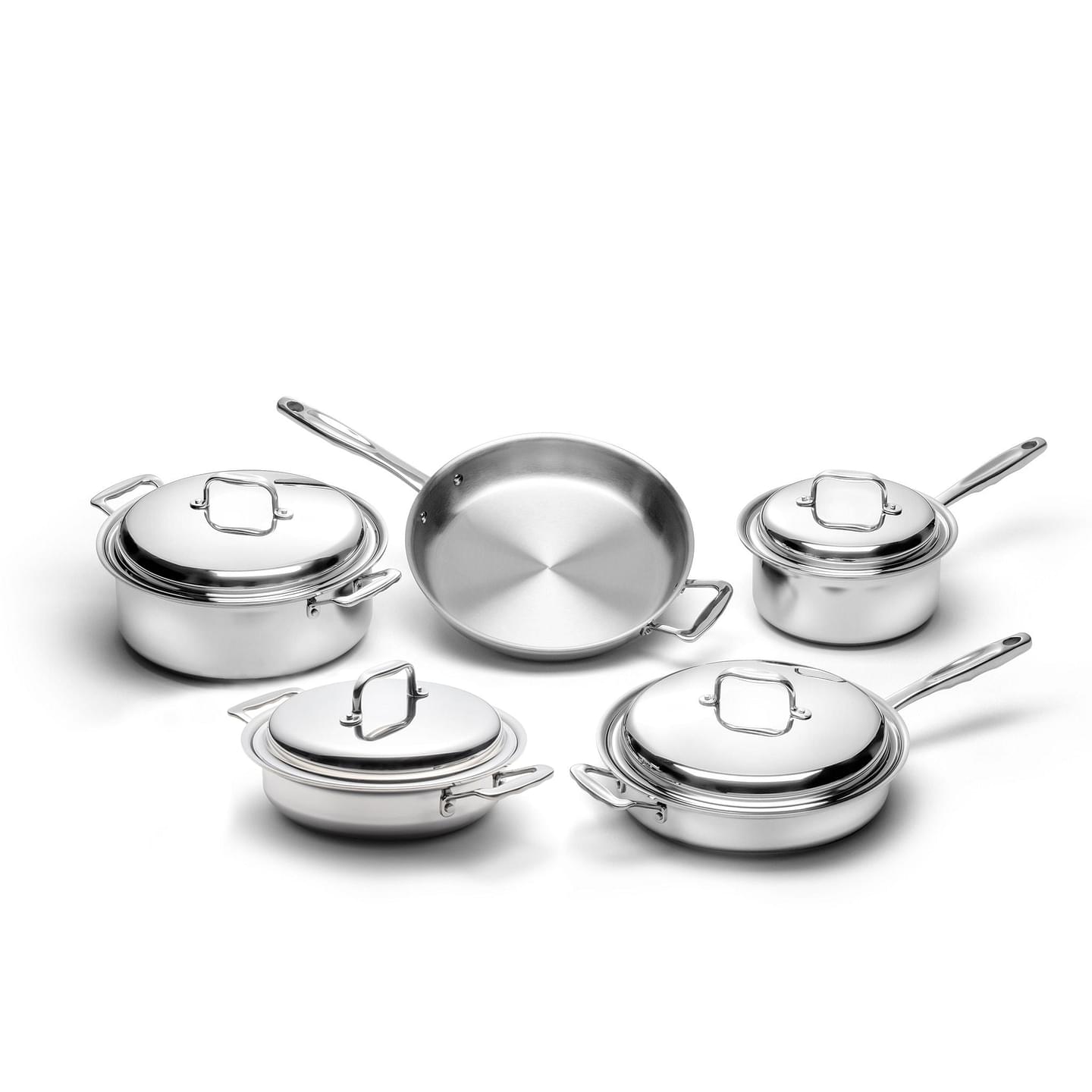 9 Piece Stainless Steel Cookware Set