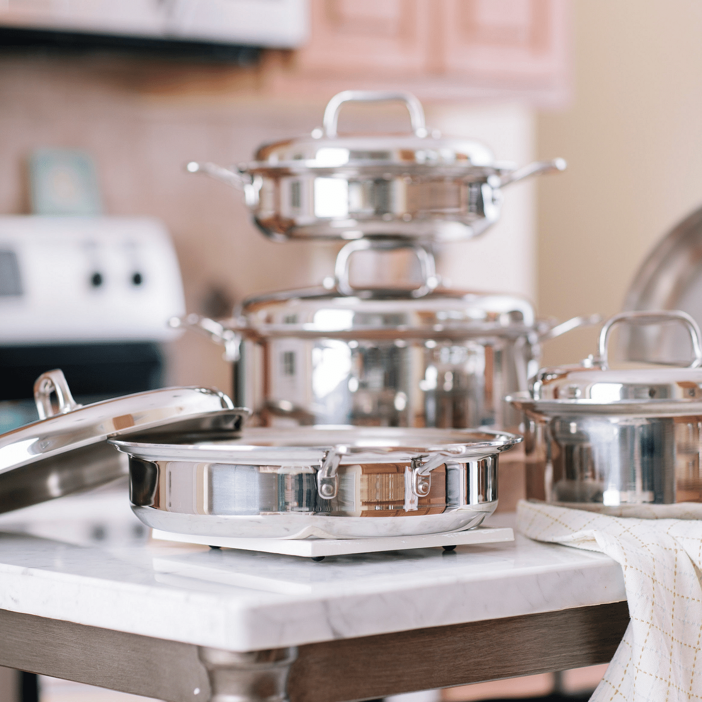 9 Piece Stainless Steel Cookware Set