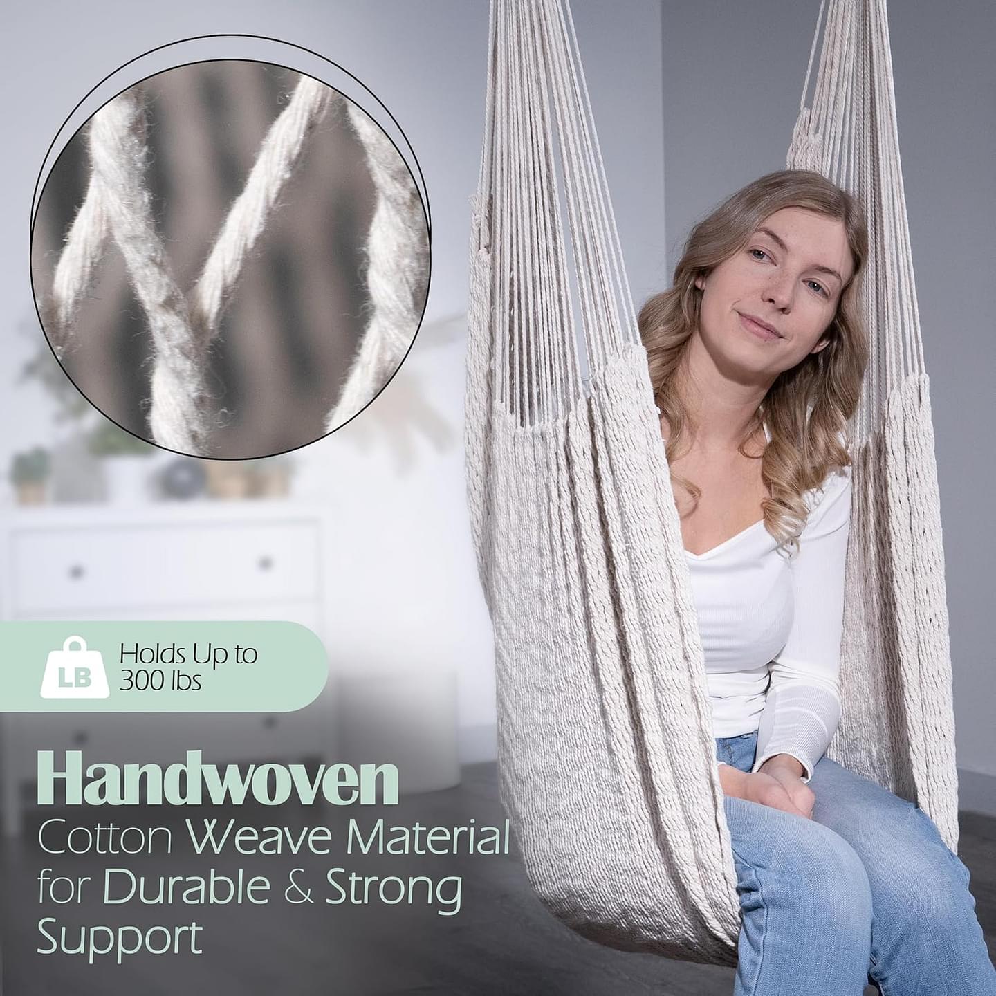 Abby & Noah Autism Sensory Swing for Adults & Kids - Cozy Cocoon Outdoor Indoor Swing - Ceiling Hammock Chair & Cuddle Therapy Swing - Child Hanging Pod - Bedroom Must Haves for Sensory Joy (Large)