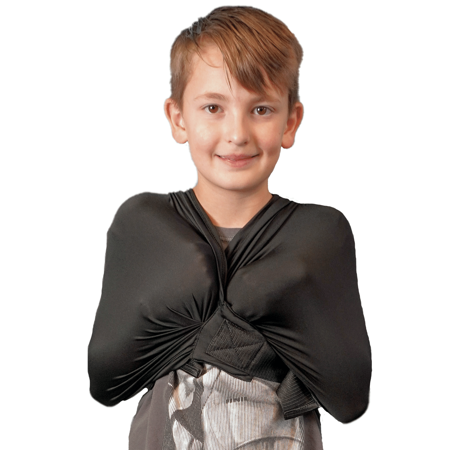 Abby & Noah Compression Vest for Kids with Autism, ADHD, Anxiety, and Sensory Issues - Deep Pressure Sensory Calming Vest - Adjustable Sensory Clothing (Alternative to Weighted Vest) (Black)