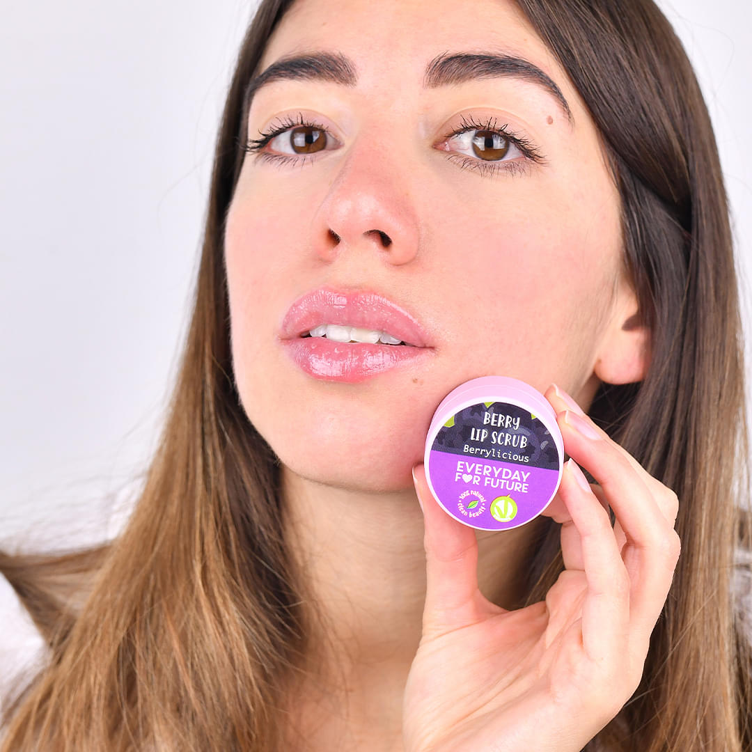Acai Berry Lip Scrub & Lip Balm Kit, Moisturizing image
