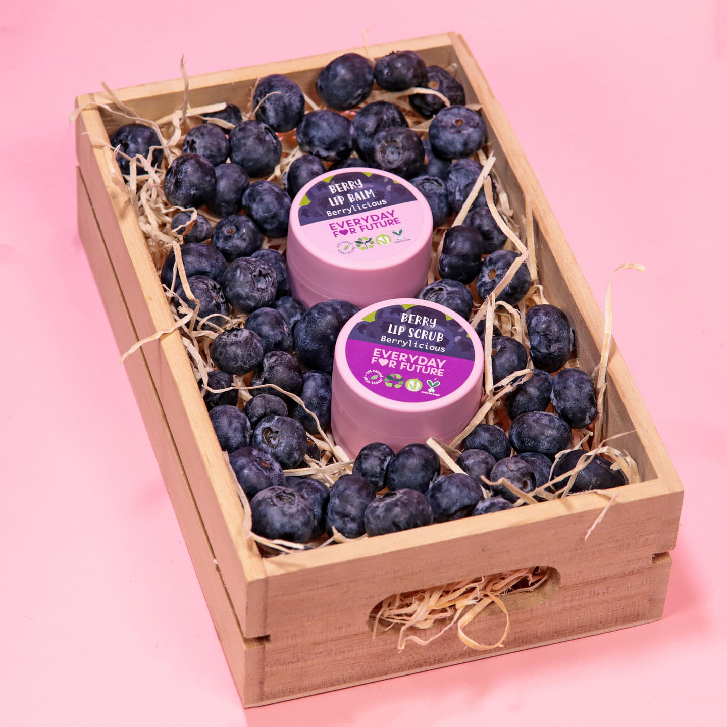 Acai Berry Lip Scrub & Lip Balm Kit, Moisturizing image
