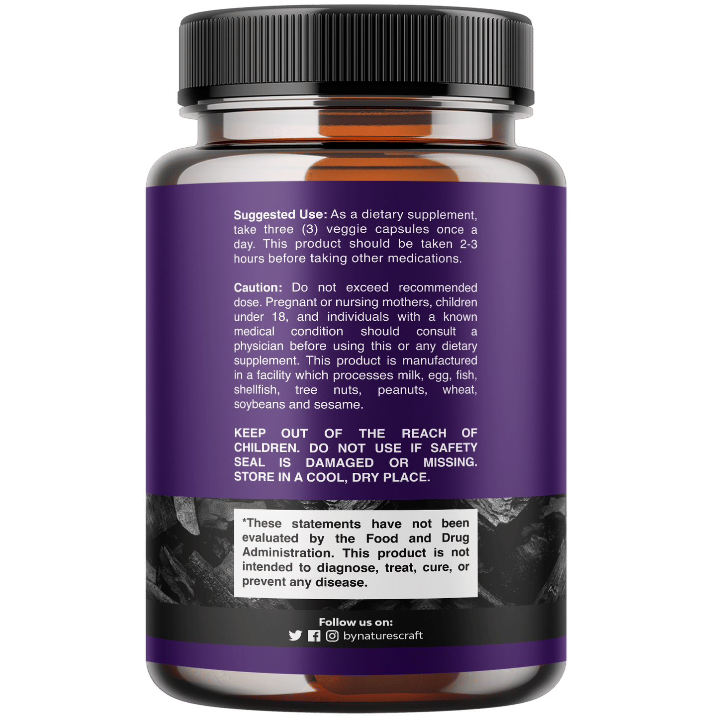 Activated Charcoal  1200mg per serving