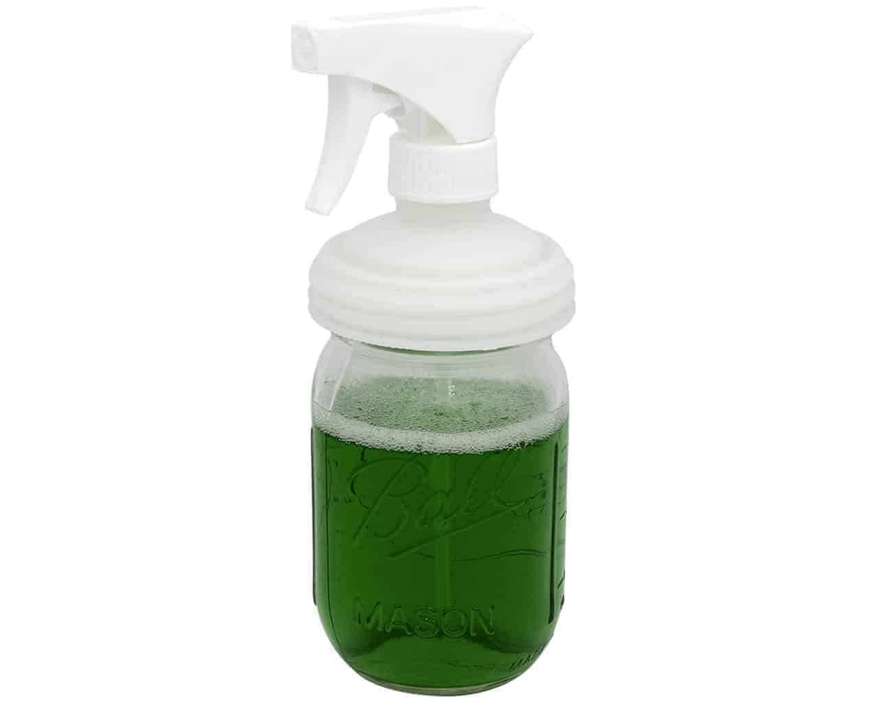 Adapta Cap Sprayer Lid for Regular Mouth Mason Jars