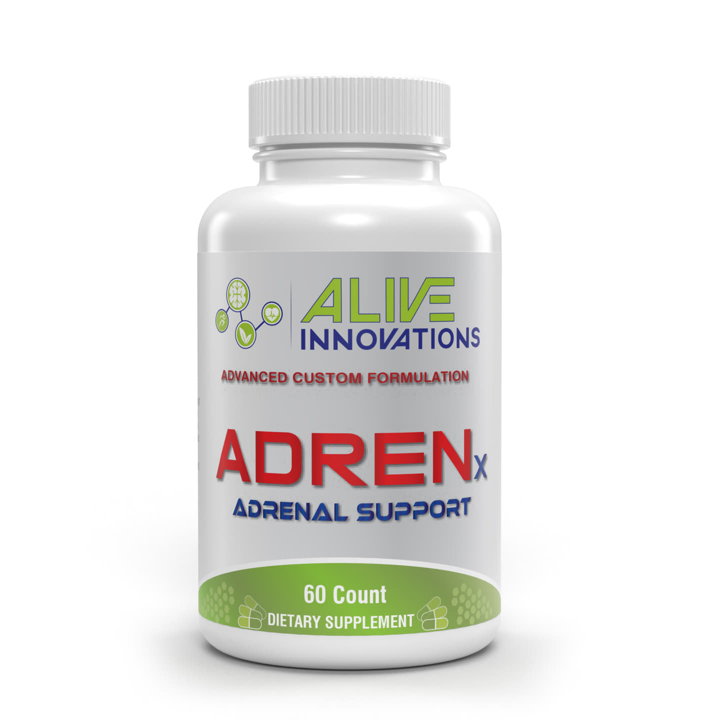 AdrenX – Natural Adrenal Support Formula | Boost Energy & Stress Response (60 Capsules) image