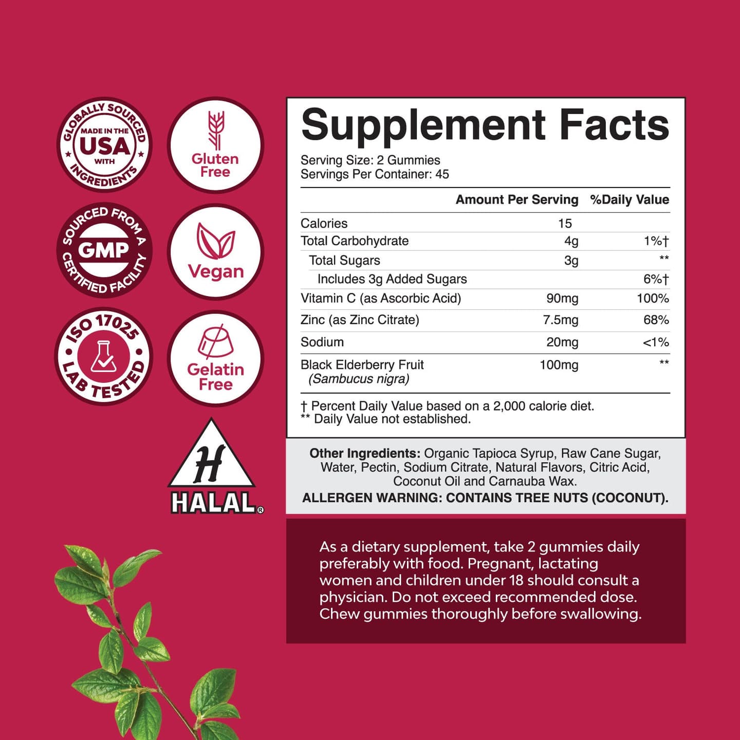 Adult Elderberry Gummies