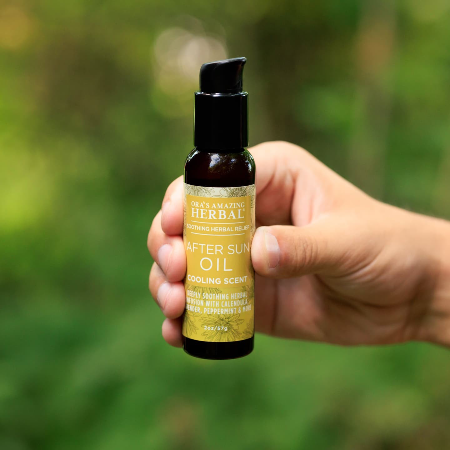 After Sun & Shave Oil – Herbal Infused Grapeseed Oil with Lavender - 2 oz