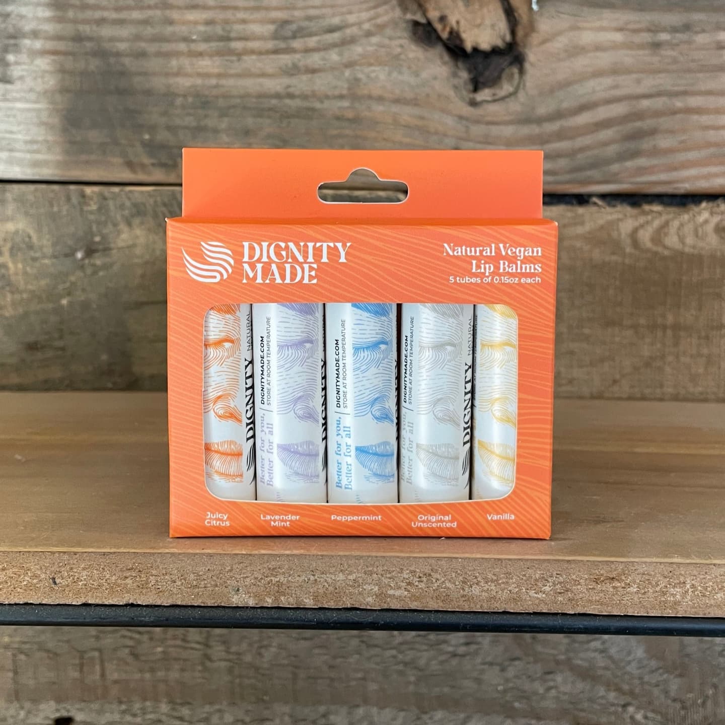 All Natural Vegan Lip Balms - With Coconut Oil, Cocoa Butter & Vitamin E – Chemical-Free Hydrating Balm for Dry, Chapped Lips - 3-Pack Basic