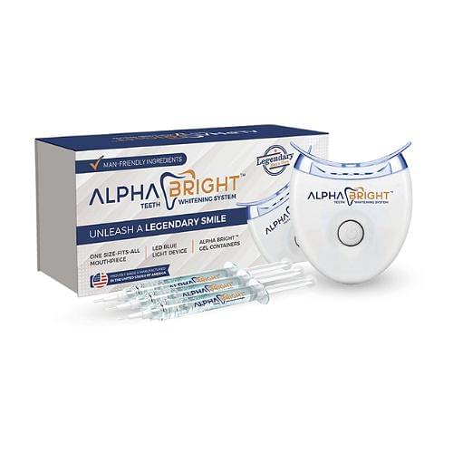Alpha Bright™ LED Light Teeth Whitening Kit For Men