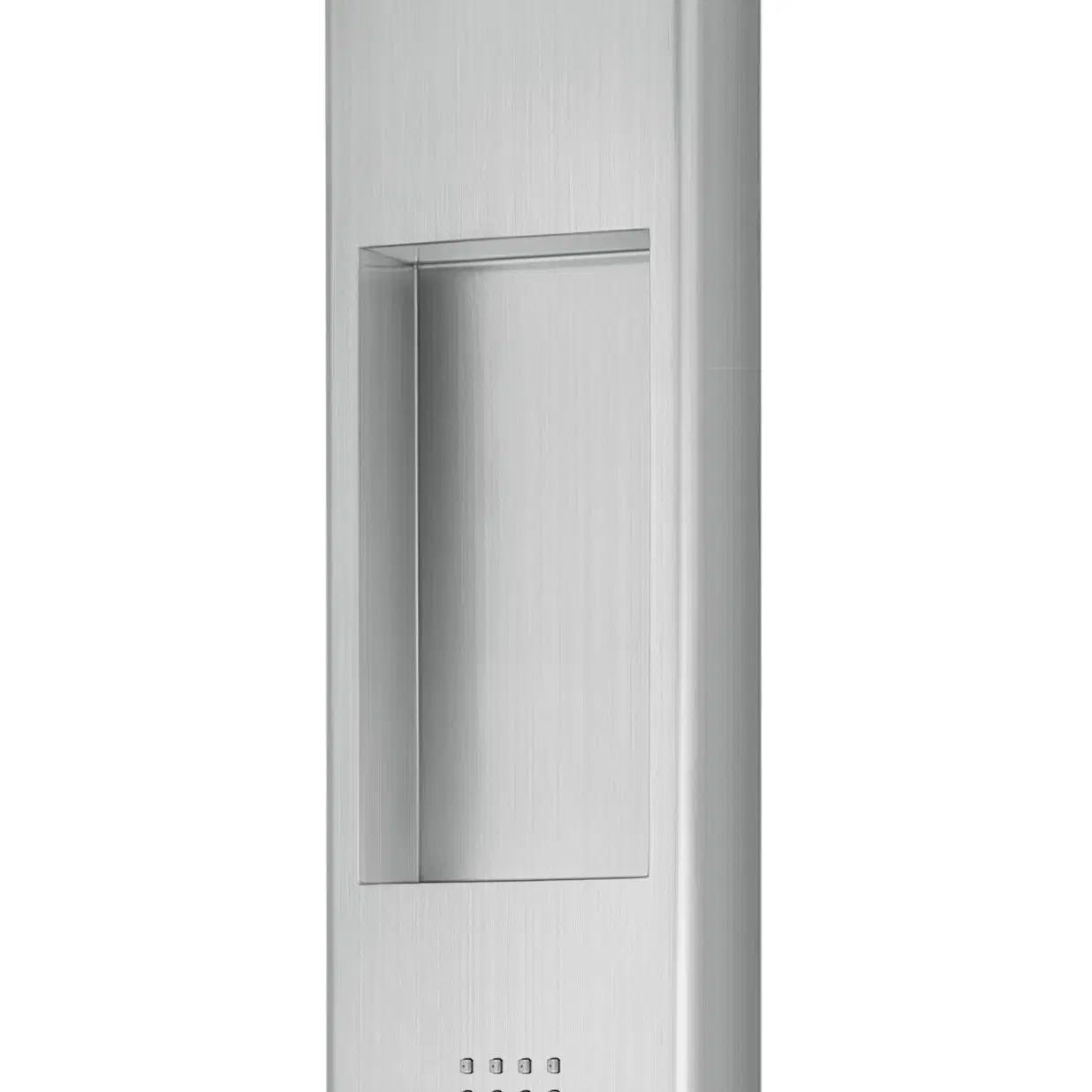 AquaNiche 8-in Rain Showerhead Showerspa with 4-Body Jets Built-in Niche and Handshower Brushed Stainless Steel