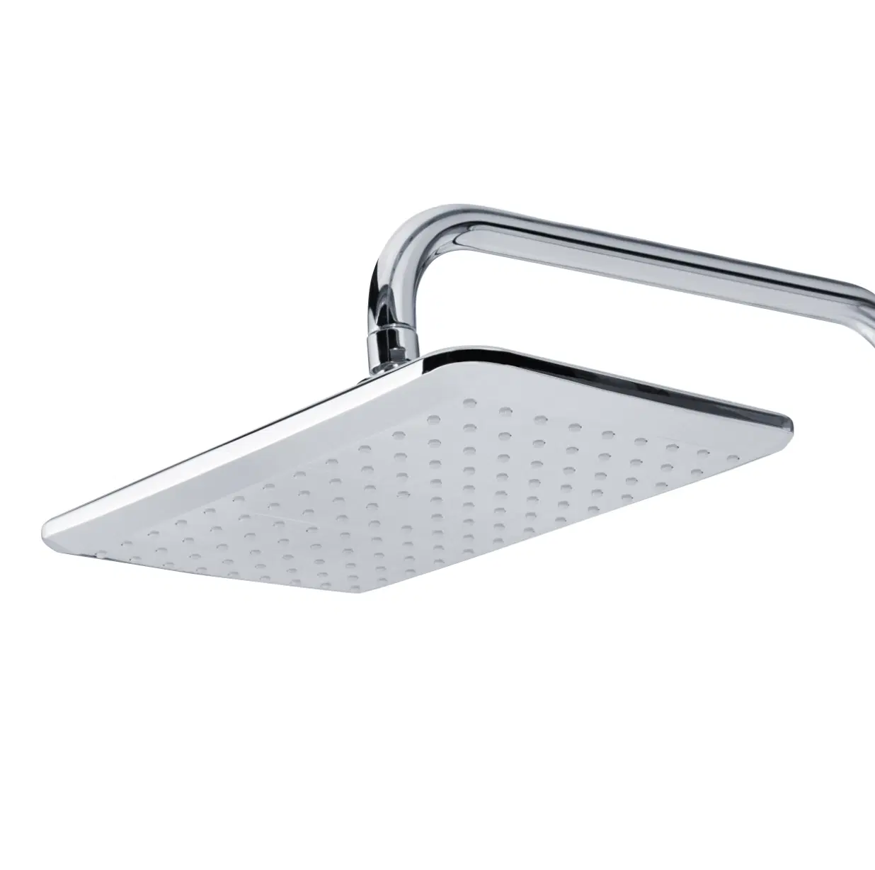 AquaPower 11-in Rain Showerhead Shower System with Pivoting Shower Arm and PULSE AquaPower Spray Chrome 1.8 GPM