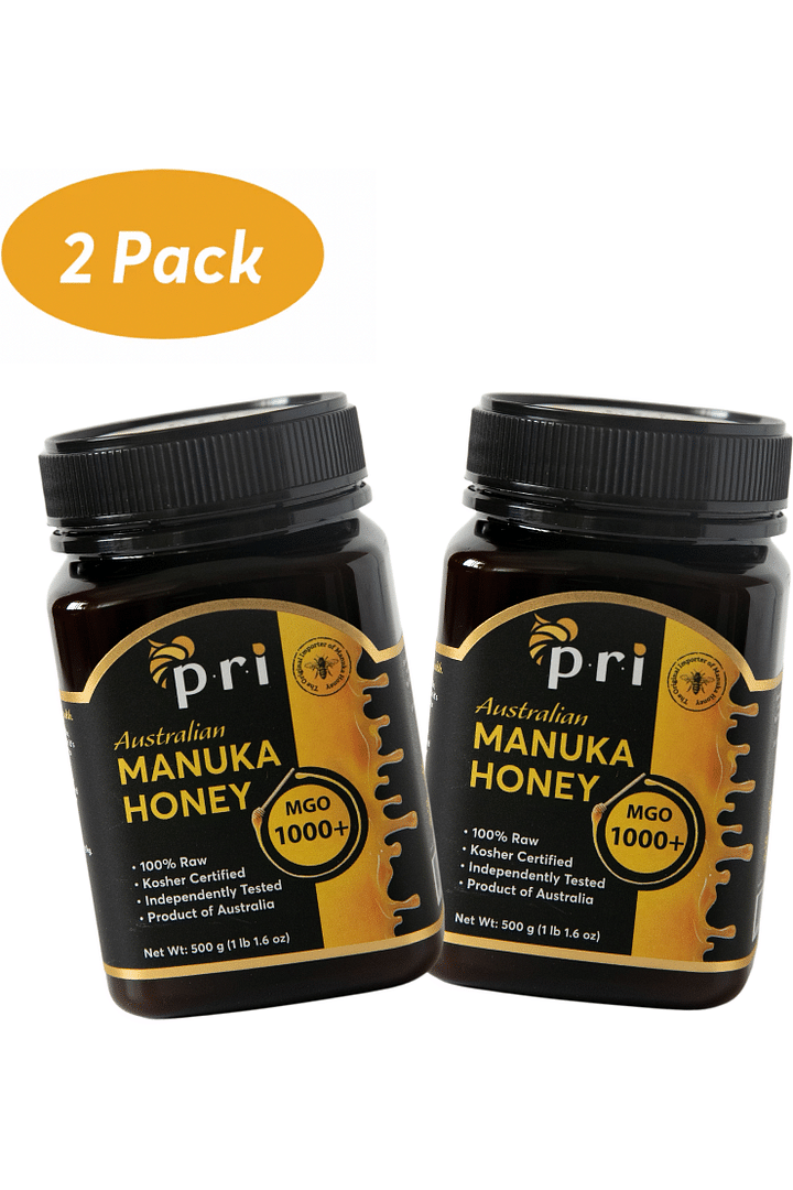 Australian Manuka Honey 1000+ - 2 Pack