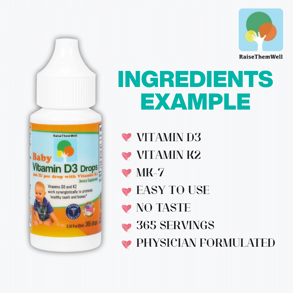 Baby Vitamin D3 and K2 Drops