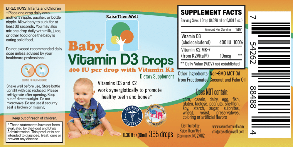 Baby Vitamin D3 and K2 Drops