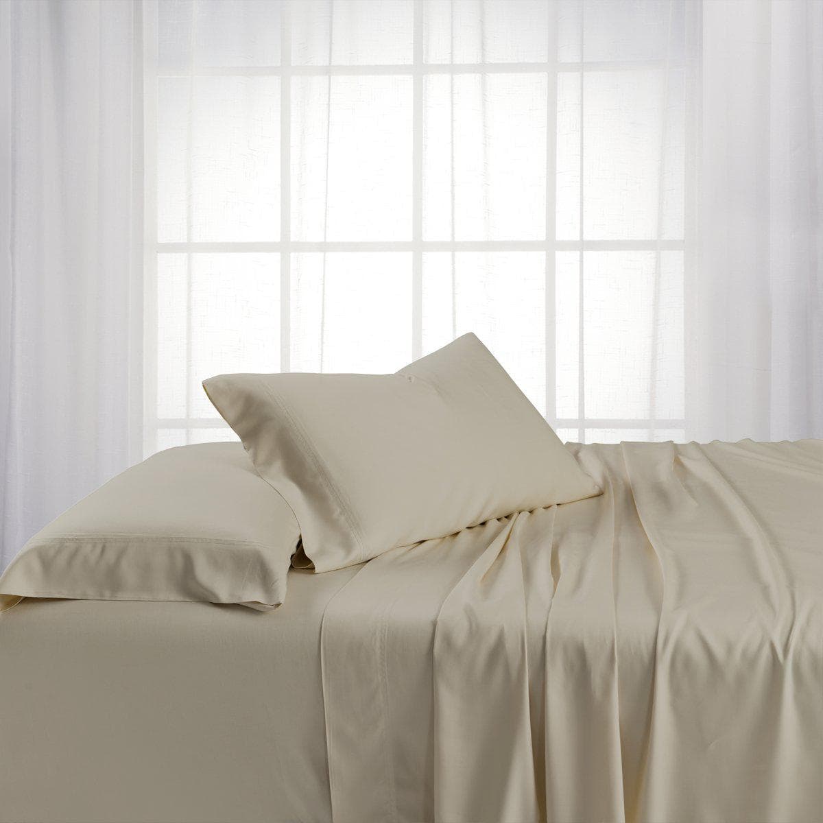 Bamboo Cotton Sheet Set - 15" Fitted Sheet Pockets