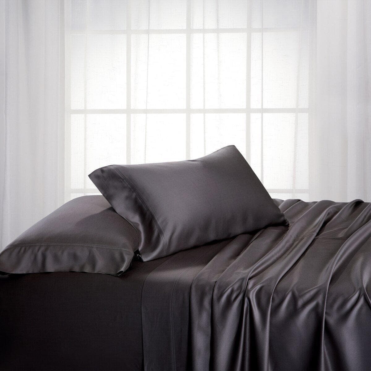 Bamboo Cotton Sheet Set - 15" Fitted Sheet Pockets