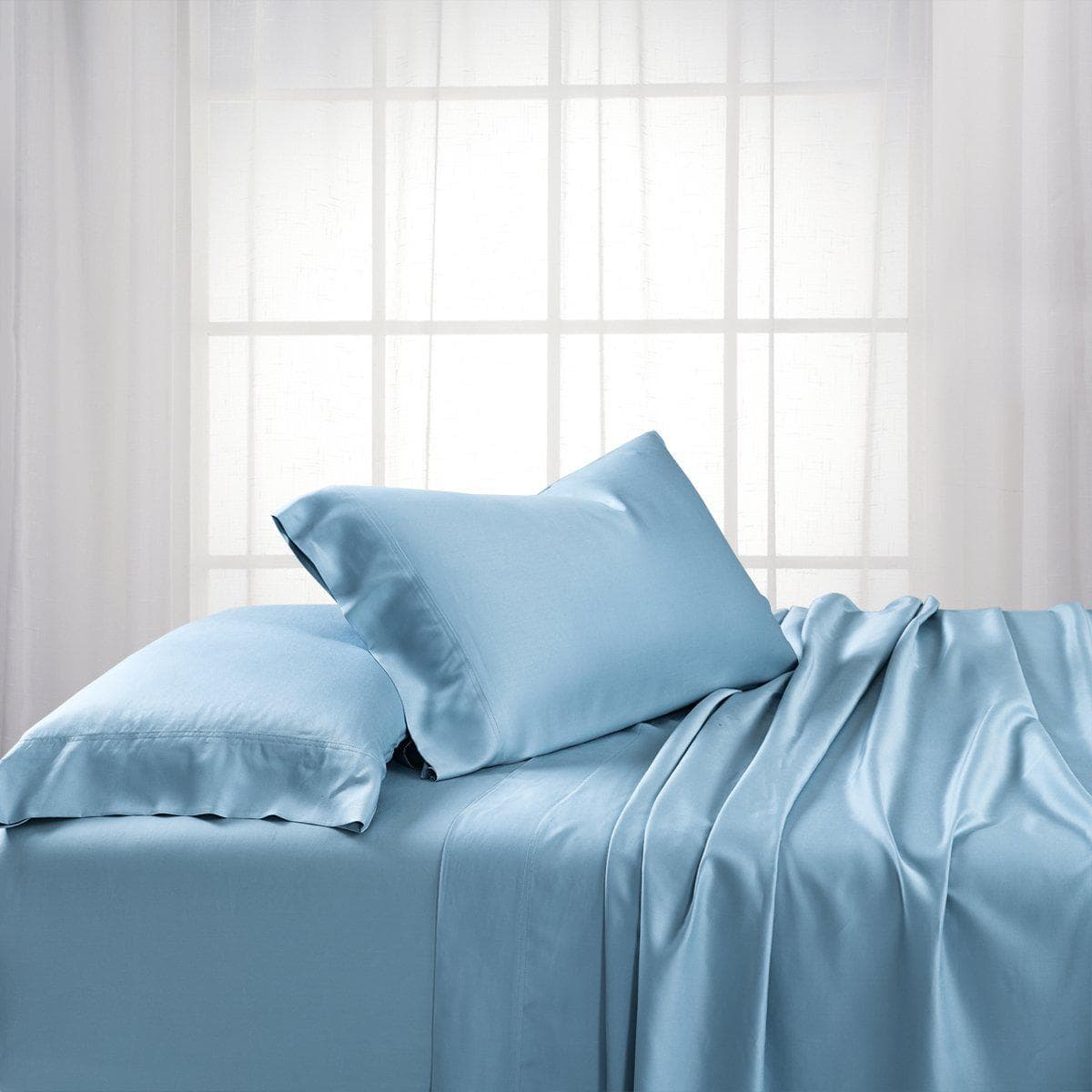 Bamboo Cotton Sheet Set - 15" Fitted Sheet Pockets