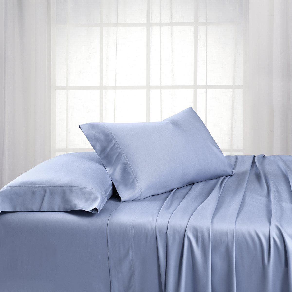 Bamboo Cotton Sheet Set - 15" Fitted Sheet Pockets