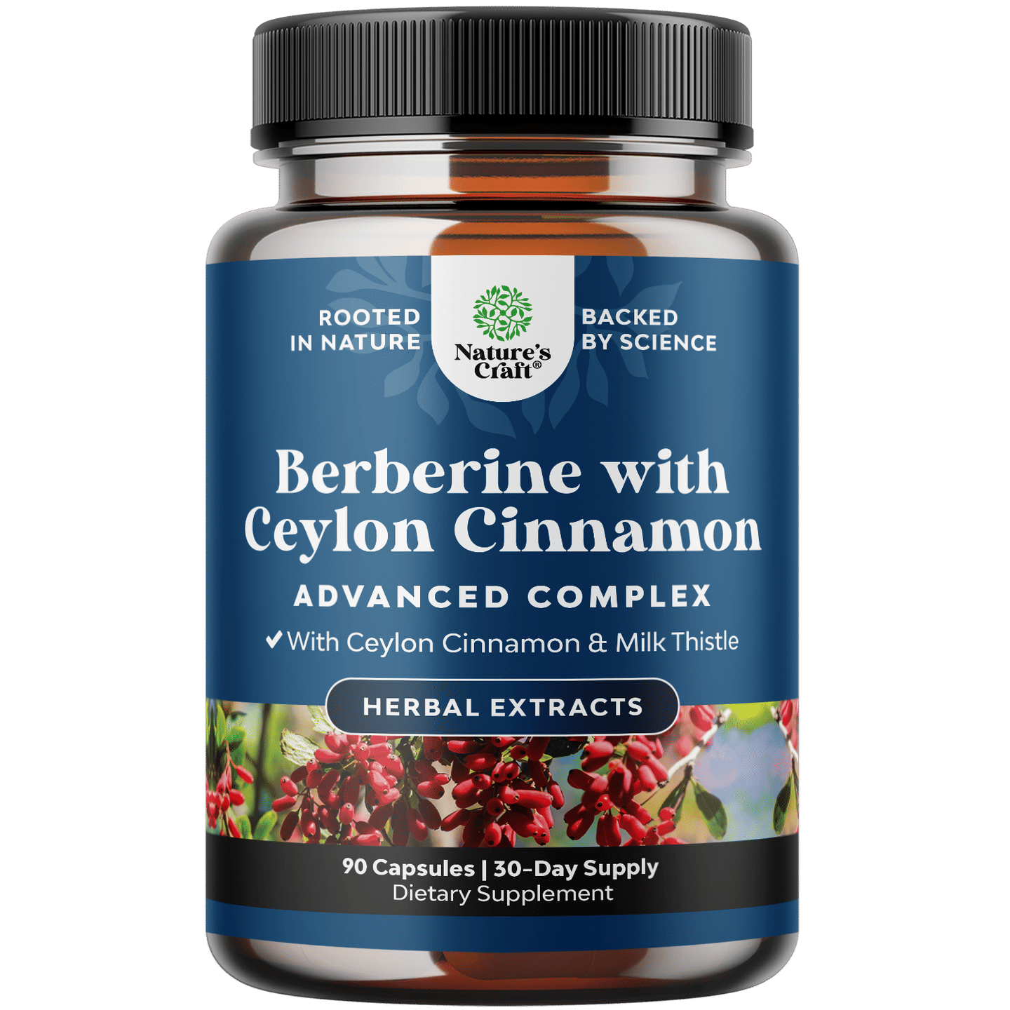 Berberine with Ceylon Cinnamon 1200mg per serving