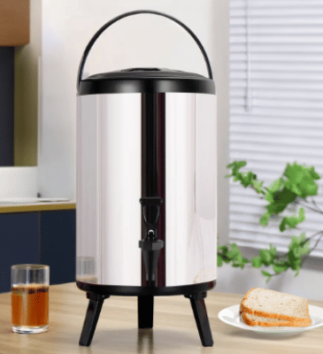 SOGA 12L Portable Insulated Cold/Heat Coffee Tea Beer Barrel Brew Pot With Dispenser