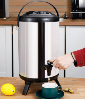 SOGA 12L Portable Insulated Cold/Heat Coffee Tea Beer Barrel Brew Pot With Dispenser