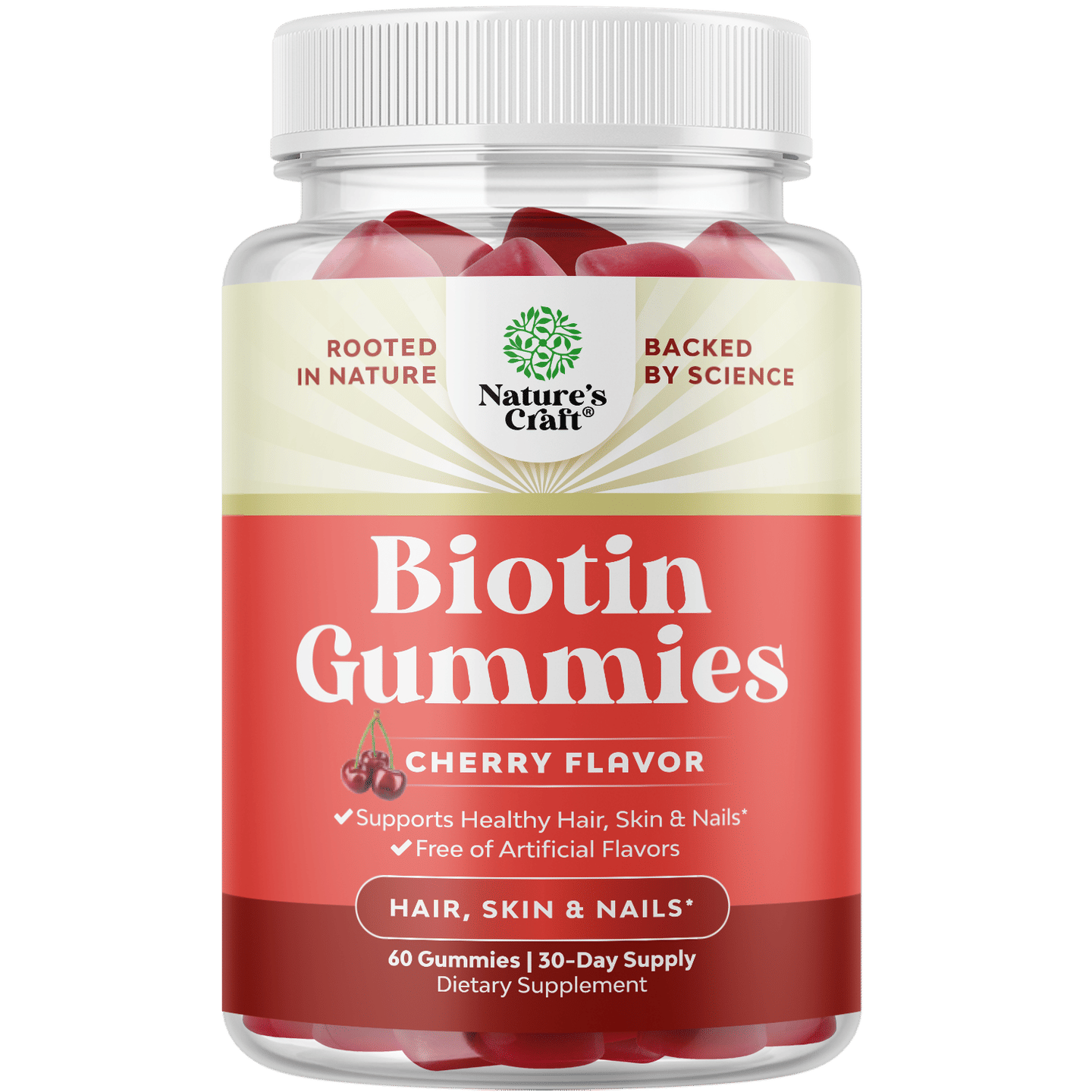 Biotin Gummies 5000mcg per serving