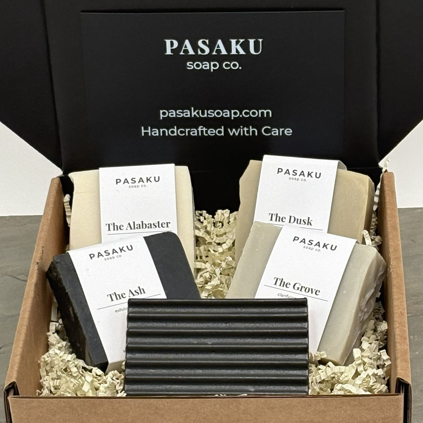 The Premiere Collection - Luxury Artisan Soap Gift Set - Black