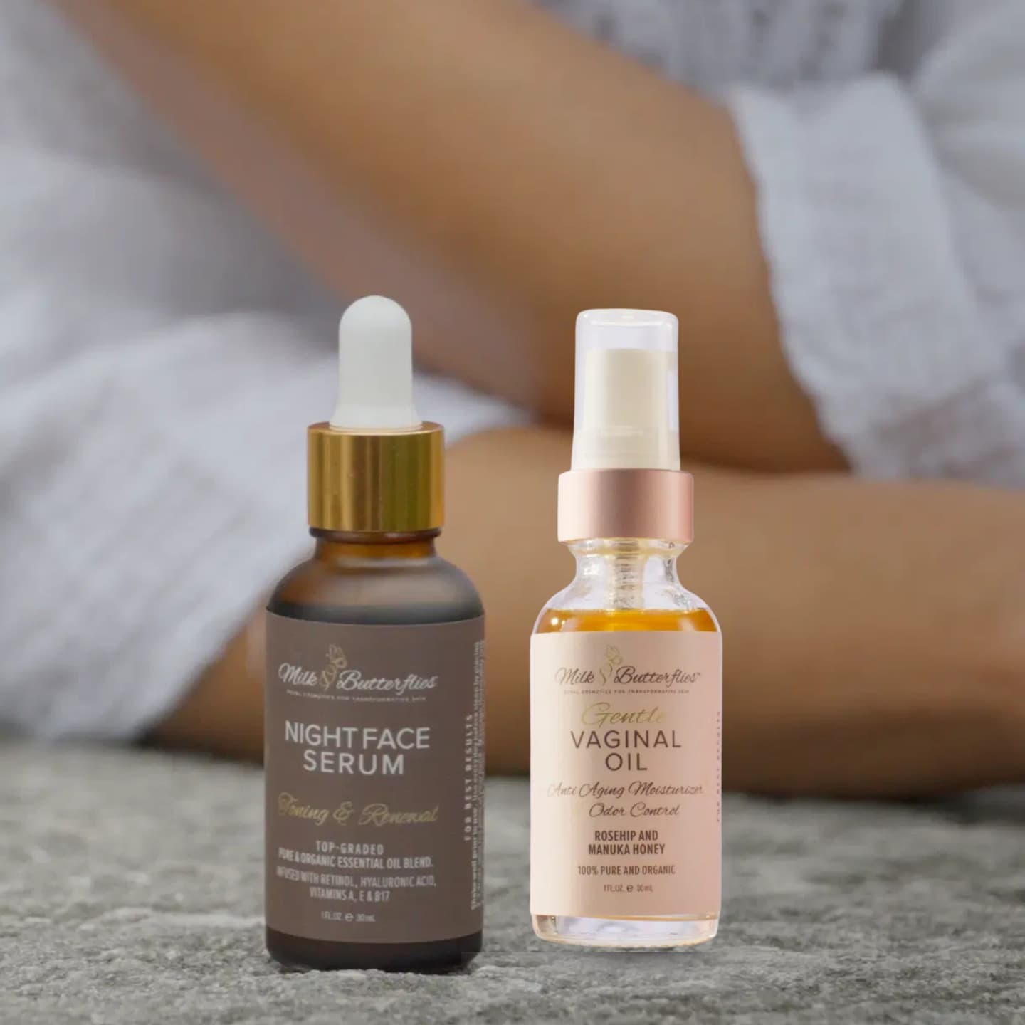 Bundle & Save: Night Face Serum + Gentle Vaginal Oil 