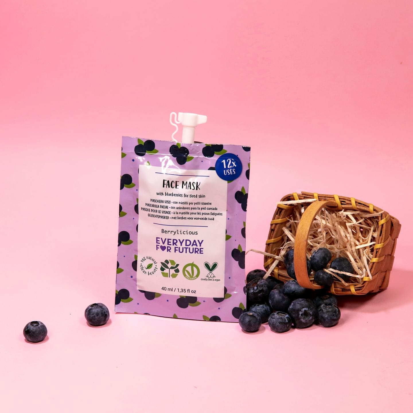 Blueberry Face Mask, Firming image
