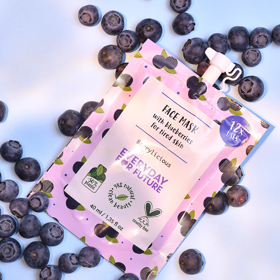 Blueberry Face Mask, Firming image