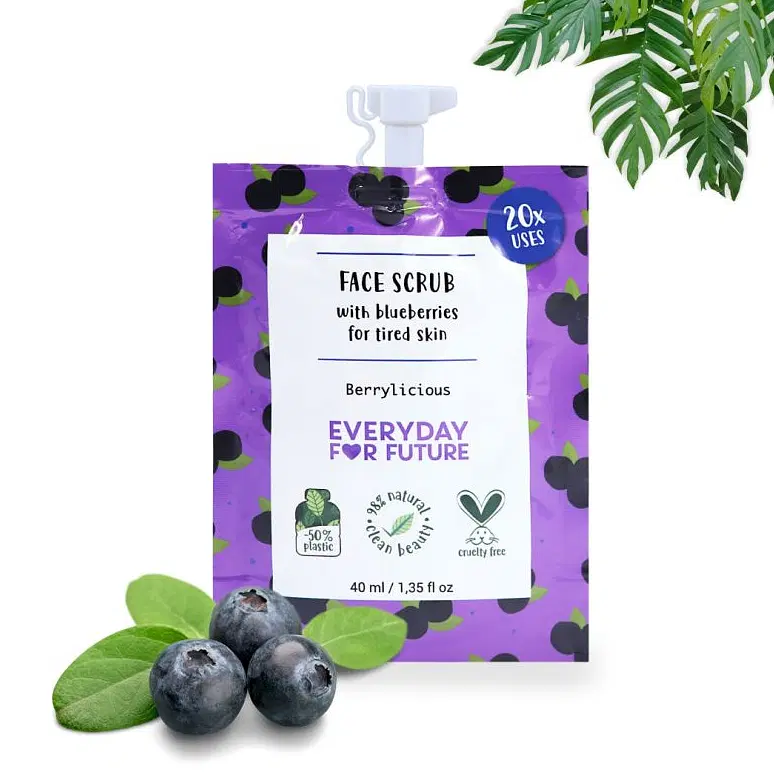 Blueberry Face Scrub, Firming