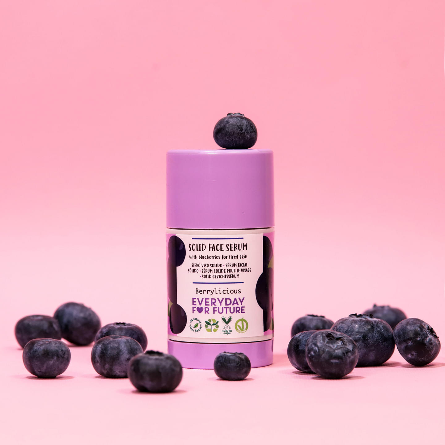 Blueberry Solid Face Serum Stick, Firming image