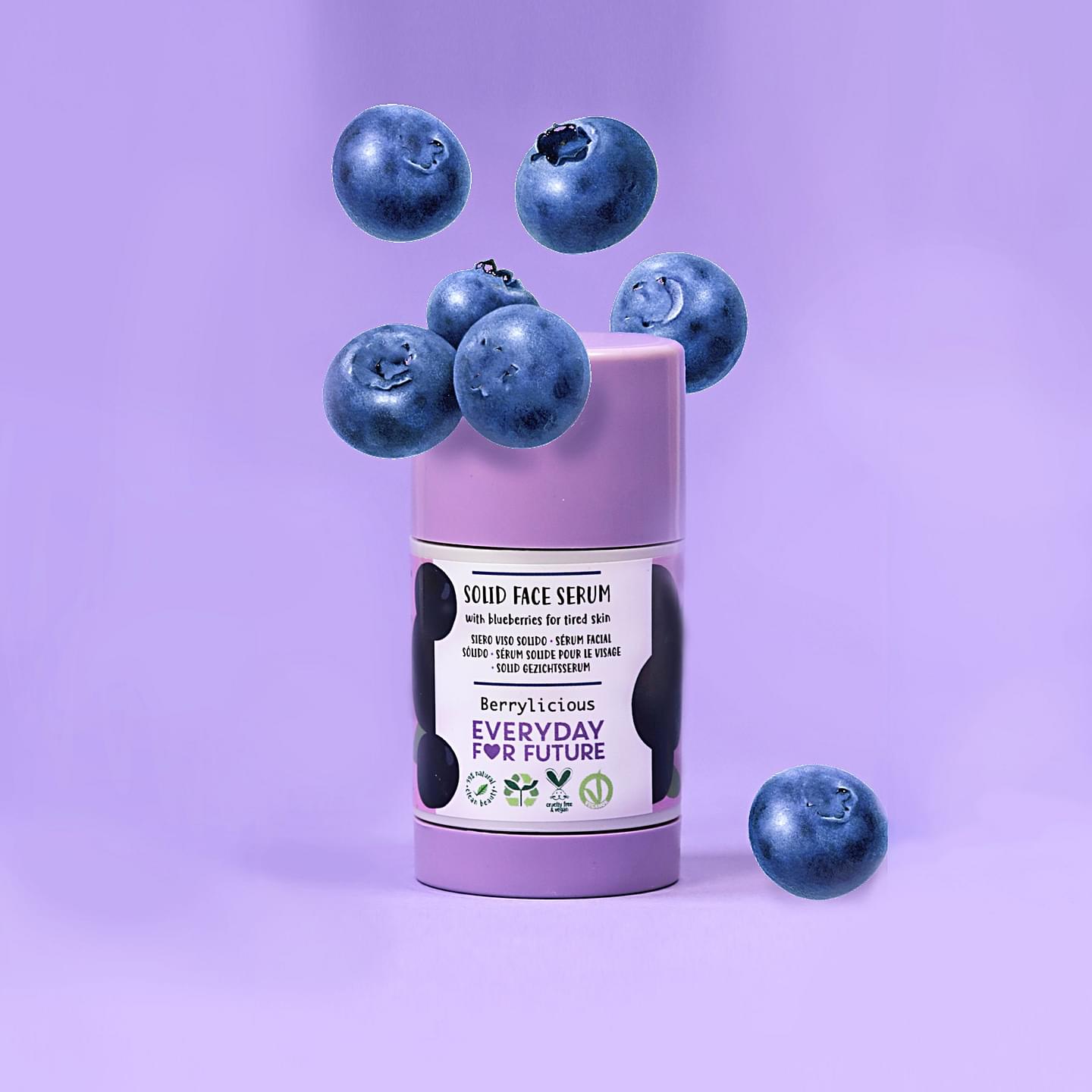 Blueberry Solid Face Serum Stick, Firming image