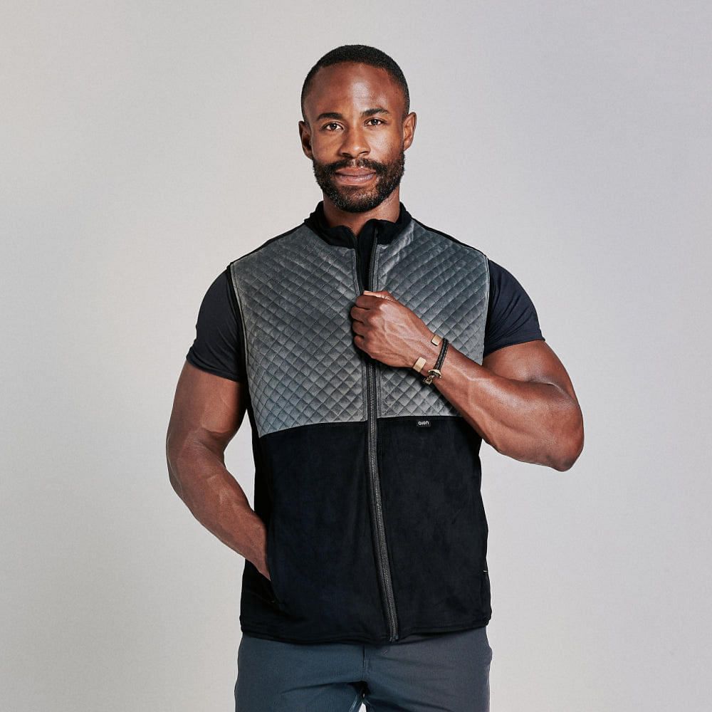 Boardroom Vest Diamond Gray