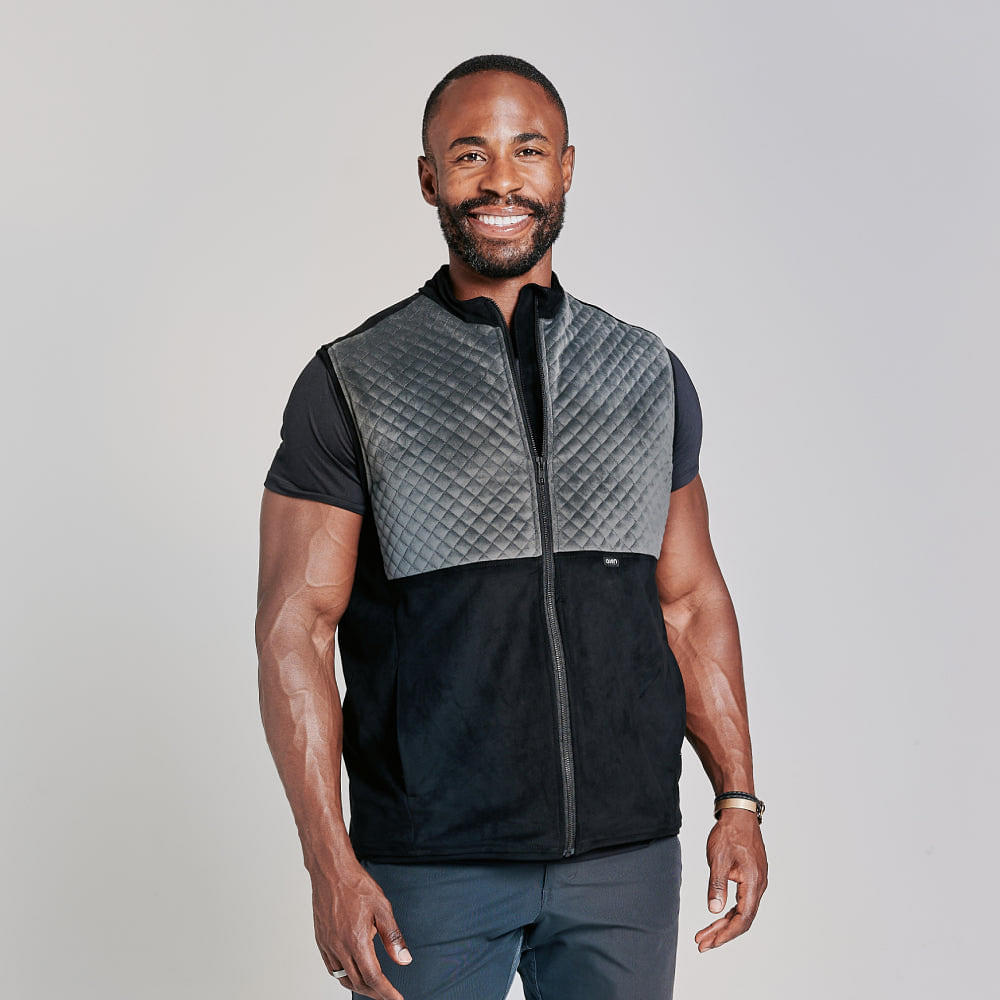 Boardroom Vest Diamond Gray