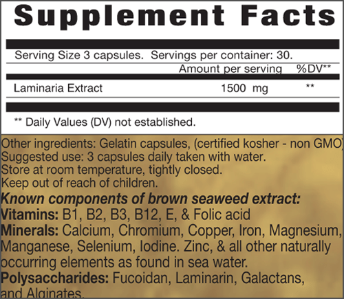 BSE - Brown Seaweed Extract