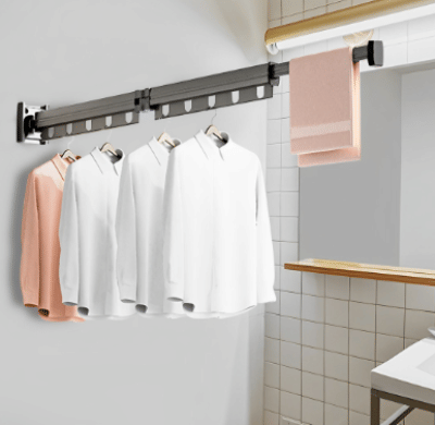 SOGA 93.2cm Wall-Mounted Clothing Dry Rack