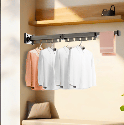 SOGA 93.2cm Wall-Mounted Clothing Dry Rack